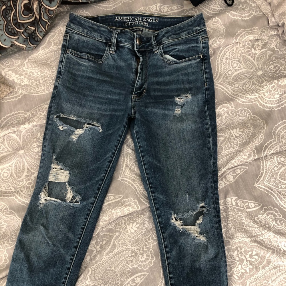 American Eagle jeans.
